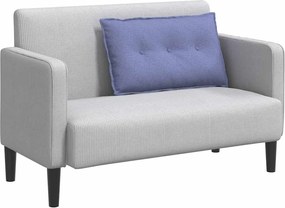 vidaXL Μαξιλάρι Πλάτης Μπλε τζην 80 x 19 x 50 εκ ύφασμα