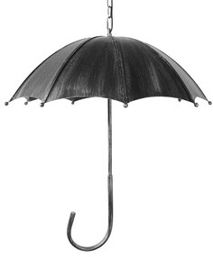 GloboStar UMBRELLA 01407 Vintage Industrial Κρεμαστό Φωτιστικό Οροφής Πολύφωτο Γκρι Σκουριά Μεταλλικό Φ58 x Υ60cm - 01407