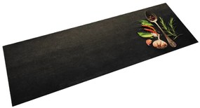 vidaXL Χαλί Κουζίνας Πλενόμενο Σχέδιο Μπαχαρικά 60 x 180 εκ. Βελούδινο