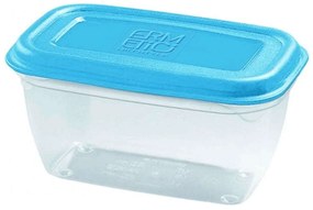 Δοχείο Φαγητού Ermetici GS06465111 18x26cm 3Lt Clear-Blue Gio Style Πλαστικό