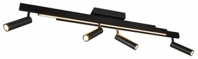 Φωτιστικό Οροφής - Σποτ Zeno 648310532 133x8x23cm Black Trio Lighting
