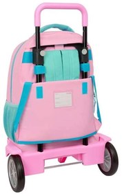 Σχολική Τσάντα με Ρόδες Benetton Dolce Πολύχρωμο 33 x 45 x 22 cm