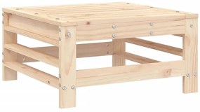 vidaXL Υποπόδια Κήπου με Μαξιλάρια 2 τεμ. από Μασίφ Ξύλο Πεύκου