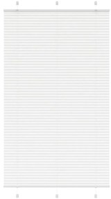 vidaXL Πλισέ περσίδα Λευκό 115x200 cm Πλάτος υφάσματος 114,4 cm