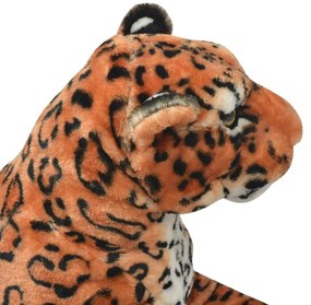 vidaXL Παιχνίδι Λεοπάρδαλη Καφέ XXL Λούτρινο