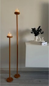 Stewehome Σετ 2 τεμαχίων ξύλινα κηροπήγια 120x80 cm