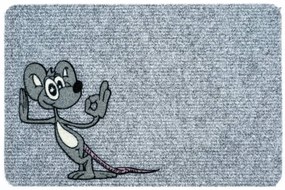 Sdim Πατάκι Εισόδου Μοκέτα Flocky 069 Happy Mouse 40x60εκ. Πάχους 5mm