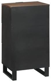 vidaXL Συρτάρι με συρτάρι Καφέ 40 x 33 x 75 εκ. Μασίφ ξύλο μάνγκο