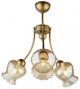 Φωτιστικό Οροφής Kobe 216730 E27 40x40x50cm Gold Megapap Metal