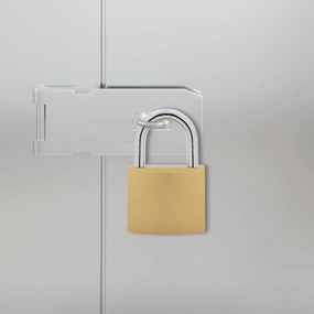 vidaXL Κλειδαριά U με Κλειδιά 12 pcs Ορείχαλκος Σίδερο