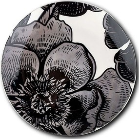 Πιάτο Φρούτου Ellie 10-099-322 Φ19x2cm Black-White Nava Porcelain
