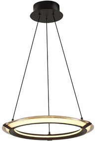 Φωτιστικό Οροφής Krakow 701CHD1326 Φ40x120cm Led 2000lm 35W 3000K Brown Opviq