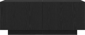 vidaXL Ντουλάπι TV 100 x 35 x 40 εκ Μαύρη Οξυά Επεξεργασμένο Ξύλο
