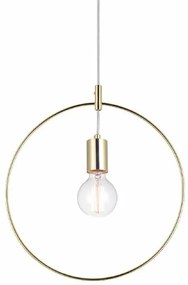 Φωτιστικό Οροφής Μονόφωτο Aca Twiggy V35181BS Brass