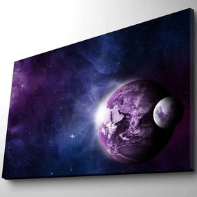 Πίνακας Καμβάς Με Φως Led Nasa 254LED4341 70x45cm Multi Wallity Οριζόντιοι Ξύλο,Καμβάς