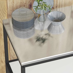 vidaXL Ράφι Κουζίνας HATTEM Λευκό 90 x 50 x 92 εκ Ατσάλι