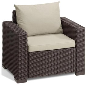 METAX-24 Πολυθρόνα California/P Καφέ* 68. x 83. x 72. metax-01-00-0718