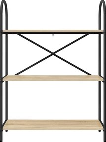 vidaXL Ράφι Βιβλίων Δρύς Sonoma 80 x 30 x 109 εκ Επεξεργασμένο ξύλο