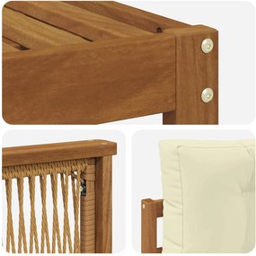 vidaXL Σειρά Καναπέ Εξωτερικού με μαξιλάρι 9 pcs