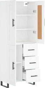 vidaXL Ντουλάπι Λευκό 69,5x34x180 εκ. από Επεξεργασμένο Ξύλο
