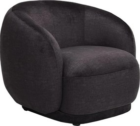 Πολυθρόνα Freya ύφασμα σε ανθρακί απόχρωση 93x87x76εκ 93x87x76 εκ.