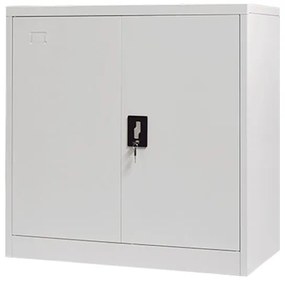Ντουλάπα Armon Μεταλλική Ανοιχτό Γκρί 90x45x90 εκ. 90x45x90 εκ.