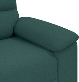 vidaXL Πολυθρόνα-Καναπέ Σκούρο Πράσινο 100x81x84 εκ. Ύφασμα