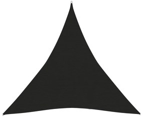 Πανί Σκίασης Μαύρο 3,6 x 3,6 x 3,6 μ. από HDPE 160 γρ./μ² - Μαύρο