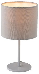 Φωτιστικό Επιτραπέζιο Table & Floor Luminairies MT3000G Grey Metal, Fabric