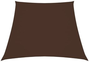 vidaXL Πανί Σκίασης Τρίγωνο Καφέ 3/5x4 μ. από Ύφασμα Oxford