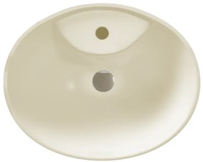 Sanitec Ionion 207 Νιπτήρας Συνθετικός Επικαθήμενος 46x36x15,5cm Ocra