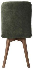 Καρέκλα Τραπεζαρίας NEW T-17 Fylliana Λαδί με Grey Oak πόδια 42x48x87εκ. 2αδα 42x48x87 εκ.