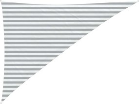 vidaXL Πανί σκιάς Ανοιχτό Γκρι και Λευκό 3 x 4 x 5 m