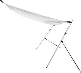 vidaXL Επέκταση Σκιάστρου Σχήμα Τ Λευκό 170x170x(115-183) εκ.