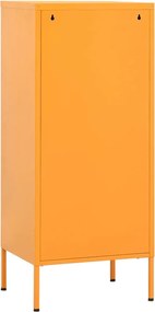 vidaXL Ντουλάπι Αποθήκευσης Μουσταρδί 42,5 x 35 x 101,5 εκ. από Ατσάλι
