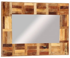vidaXL 337248  Καθρέφτης Τοίχου 50x80 εκ. από Μασίφ Ανακυκλωμένο Ξύλο