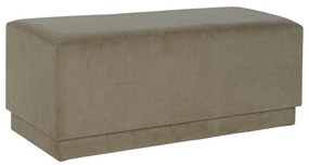 Σκαμπό DKD Home Decor Καφέ πολυεστέρας Ξύλο MDF 100 x 40 x 40 cm