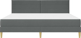 vidaXL Σκελετός Κρεβατιού Σκούρο Γκρι 180 x 200 cm Πολυεστέρας