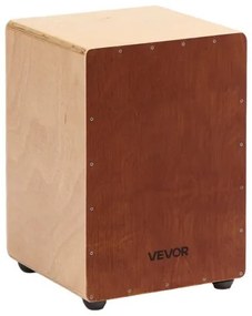 VEVOR Cajon Box Drum Wooden Birchwood Percussion Instrument with Snare Wires