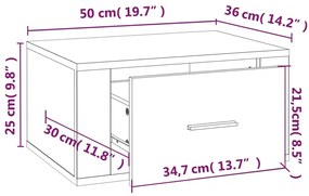 ΚΟΜΟΔΙΝΑ ΕΠΙΤΟΙΧΙΑ 2 ΤΕΜ. ΓΥΑΛΙΣΤΕΡΟ ΛΕΥΚΟ 50 X 36 X 25 ΕΚ. 816845