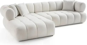 Corner Sofa Petra Left - White White
