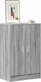 vidaXL Παπουτσοθήκη Γκρι Sonoma 60 x 35 x 92 εκ. Επεξεργασμένο Ξύλο