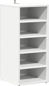 vidaXL Παπουτσοθήκη Λευκή 31,5 x 35 x 70 εκ. από Επεξ. Ξύλο