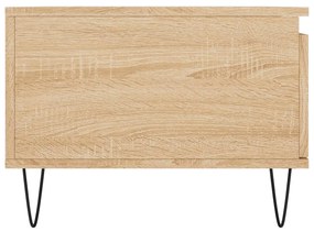 vidaXL Τραπεζάκι Σαλονιού Sonoma Δρυς 90x50x36,5 εκ. Επεξεργασμ. Ξύλο