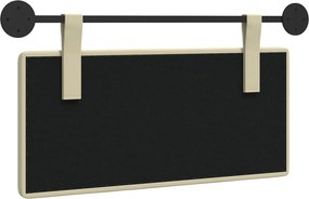 vidaXL Κρεμαστό Κεφαλάρι Επιτοίχιο Κρεμ 100 x 55 x 5 εκ Τεχνητό Δέρμα