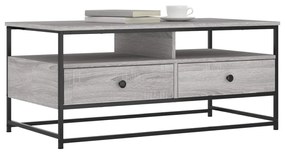 vidaXL Τραπεζάκι Σαλονιού Γκρι Sonoma 100 x 51 x 45 εκ. Επεξεργ. Ξύλο