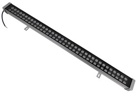 05119 GloboStar® GLOBOSTAR® WASHER-MOZA 05119 Μπάρα Φωτισμού Wall Washer LED 72W 8640lm 10-30° DC 24V Αδιάβροχο IP66 Μπλε Dimmable - Γκρι Ανθρακί - Μ100 x Π7.4 x Υ7cm - 3 Χρόνια Εγγύηση