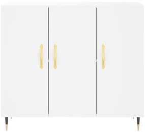 vidaXL Μπουφές Λευκός 90 x 34 x 80 εκ. από Επεξεργασμένο Ξύλο