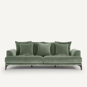 Καναπές με βελουτέ ταπετσαρία, Armento