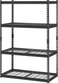 VEVOR Storage Shelves 4 Tier Adjustable Heavy Duty Garage Shelving Unit 2400 lbs